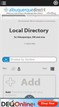 Mobile Screenshot of directory.albuquerquedirect.info