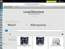 Tablet Screenshot of directory.albuquerquedirect.info
